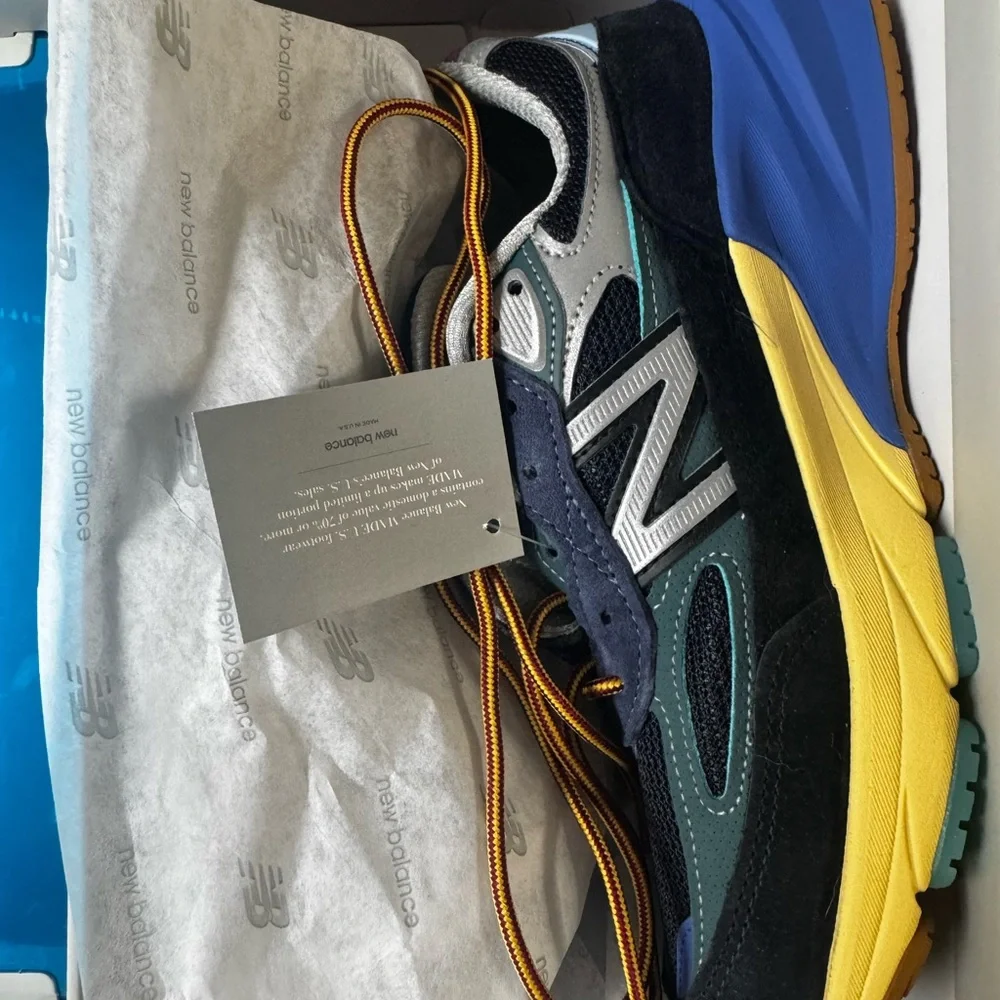 NIB New Balance x Action Bronson Baklava Lapis Lazuli 990v6 Made in USA - Picture 7 of 10